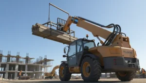 Technical diagram illustrating What is Telehandler Hydraulic Flow? Field Guide to System Speed & Mistakes in telehandler hydraulic systems