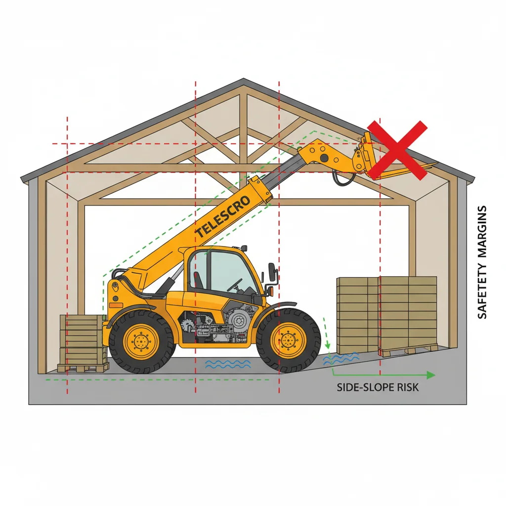 실내 또는 농장에서 텔레핸들러의 작업 반경을 제한하는 요소는 무엇인가? – 텔레핸들러 유압 시스템 도면 실내 또는 농장에서 텔레핸들러의 작업 반경을 제한하는 요인은 무엇인가요?