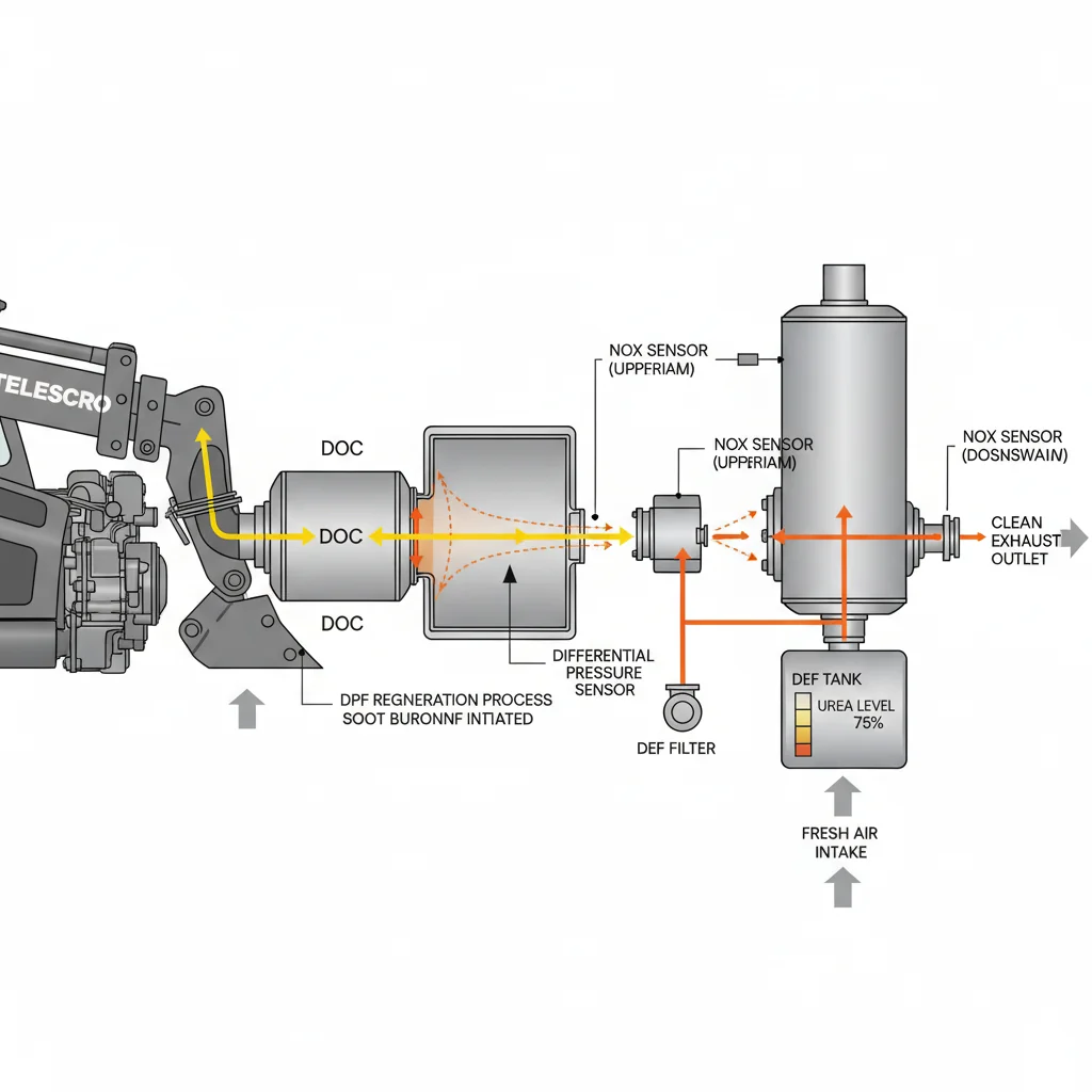 De quel entretien les systèmes d'émission ont-ils besoin ? – Schéma hydraulique du chariot télescopique Quel entretien les systèmes d'échappement nécessitent-ils ?