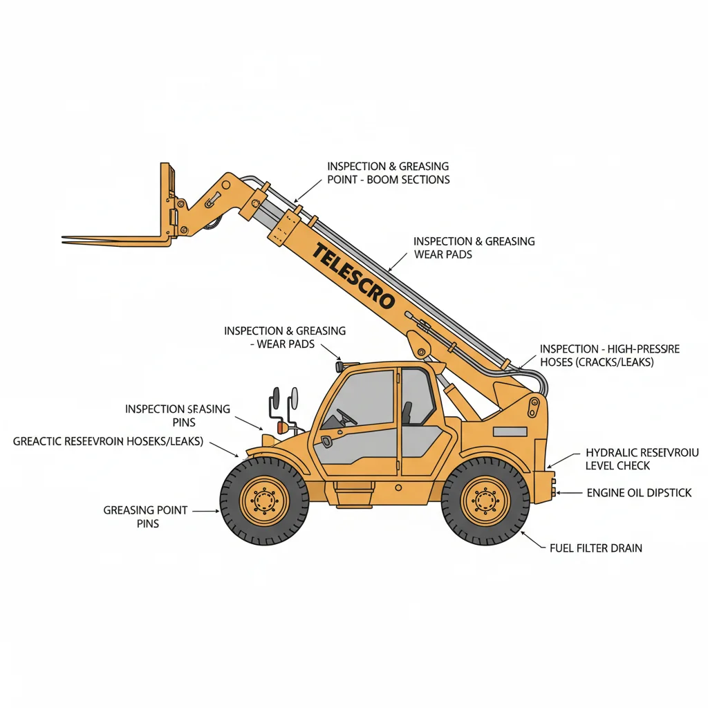 What Maintenance Do Telehandler Booms Require? – Telehandler Hydraulics Diagram What Maintenance Do Telehandler Booms Require?