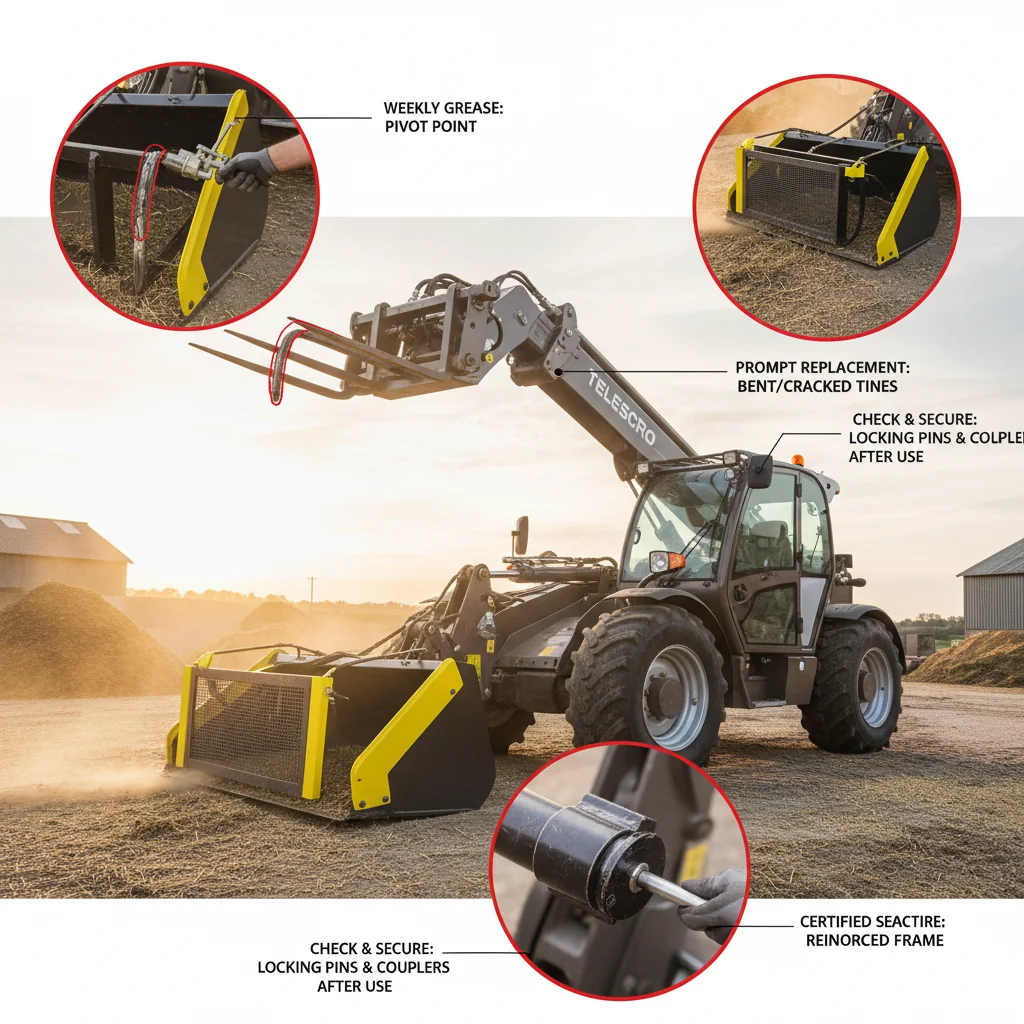 Quels sont les travaux d'entretien qui prolongent la durée de vie des accessoires des chariots télescopiques ? – Schéma hydraulique d'un chariot télescopique Quels sont les travaux d'entretien qui prolongent la durée de vie des accessoires des télescopiques ?