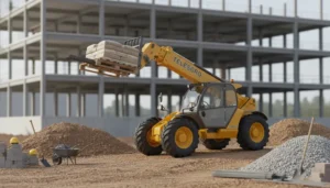 Schéma technique illustrant ce qui rend un chariot télescopique adapté aux terrains accidentés ? Liste de contrôle du technicien de terrain pour les systèmes hydrauliques des chariots télescopiques