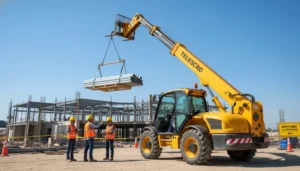Schéma technique illustrant les systèmes de sécurité indispensables pour un chariot télescopique. Liste de contrôle éprouvée sur le terrain pour les acheteurs de chariots télescopiques à système hydraulique.