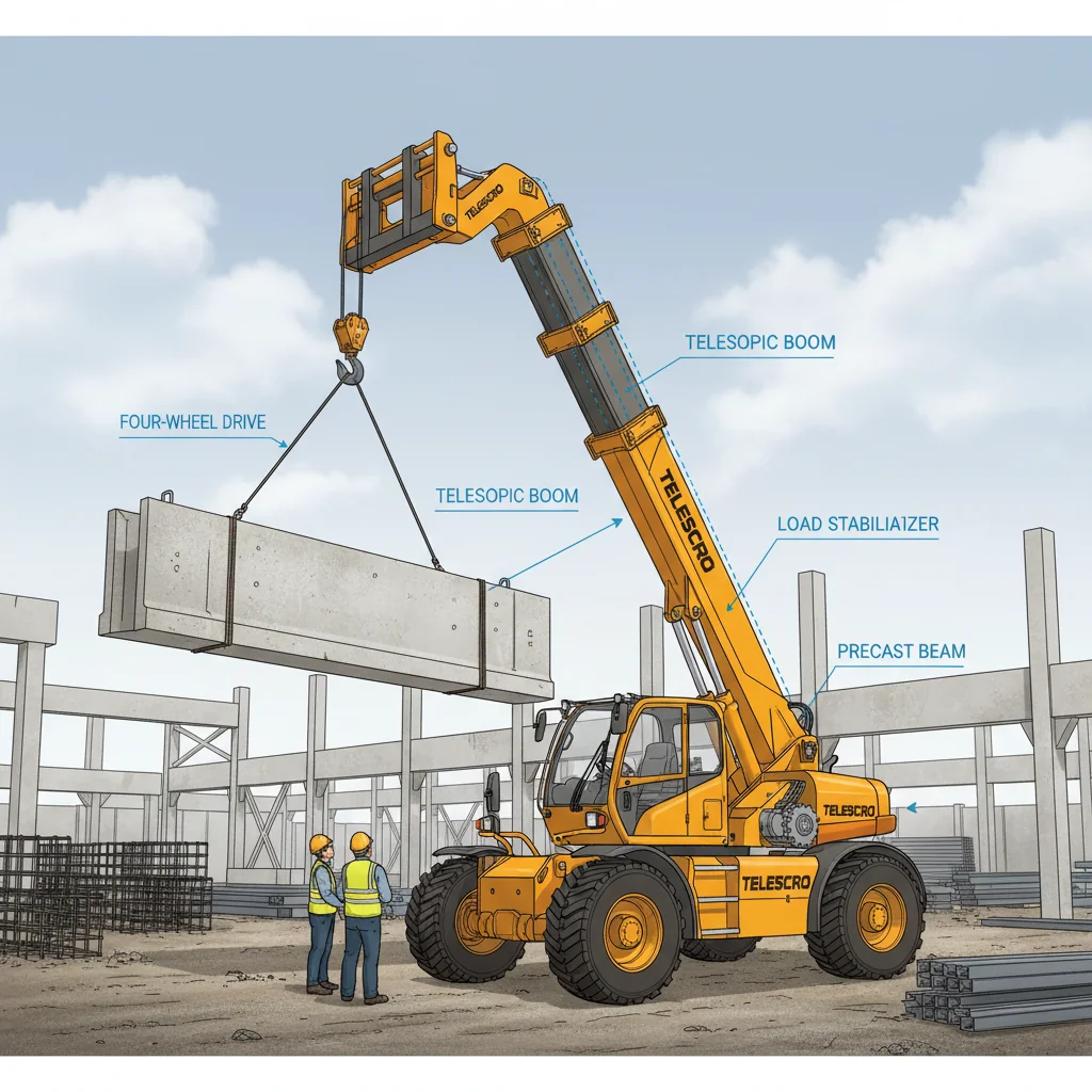 Quand les chariots télescopiques à grande capacité sont-ils justifiés ? – Schéma hydraulique d'un chariot télescopique Quand les chariots télescopiques à grande capacité sont-ils justifiés ?