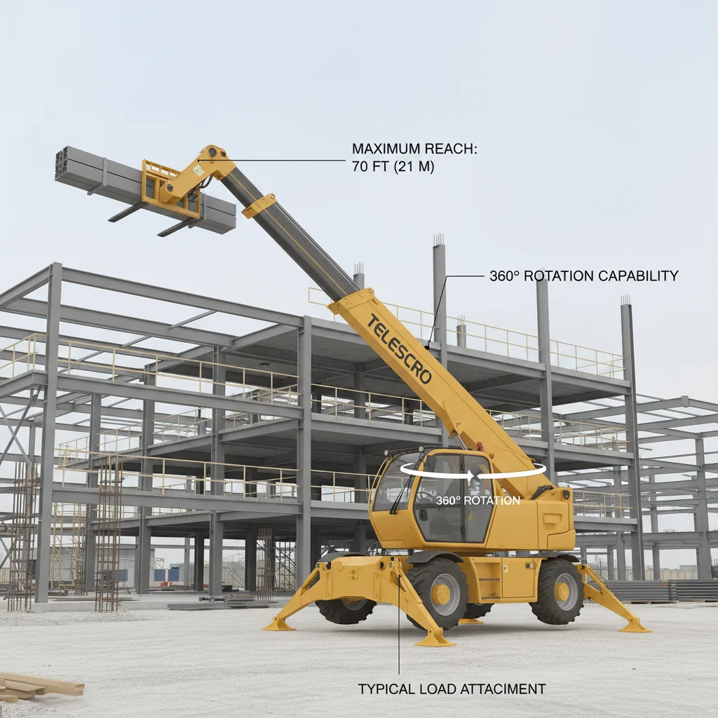 Quand faut-il utiliser des chariots télescopiques à grande portée et rotatifs ? – Schéma hydraulique d'un chariot télescopique Quand faut-il utiliser des chariots télescopiques à grande portée et rotatifs ?