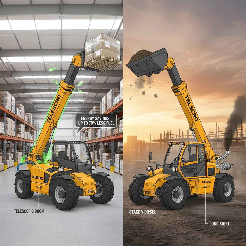 Quand les chariots télescopiques hybrides permettent-ils d'économiser du carburant ? – Schéma hydraulique d'un chariot télescopique Quand les chariots télescopiques hybrides permettent-ils d'économiser du carburant ?