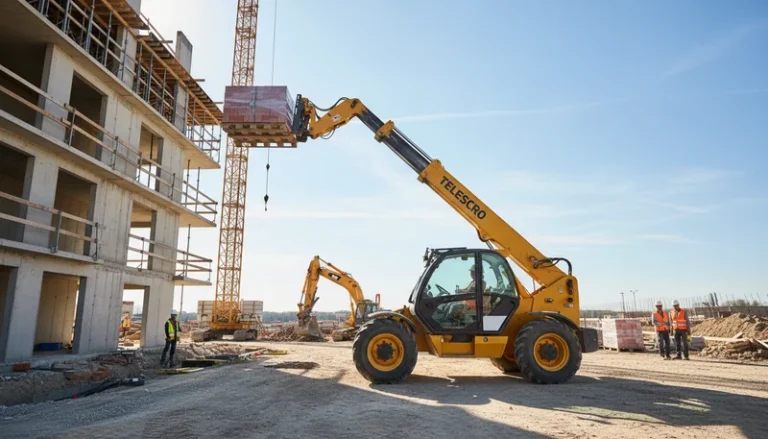 Schéma technique illustrant « Quand la capacité nominale d'un chariot télescopique s'applique-t-elle réellement ? » Connaissances acquises sur le terrain concernant les systèmes hydrauliques des chariots télescopiques.