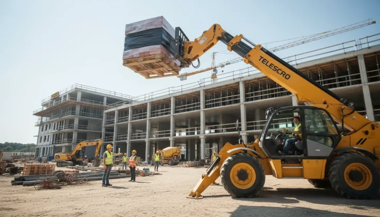 Schéma technique illustrant « Quand la capacité nominale d'un chariot télescopique devient-elle théorique ? Avertissement d'un ingénieur de terrain concernant les systèmes hydrauliques des chariots télescopiques
