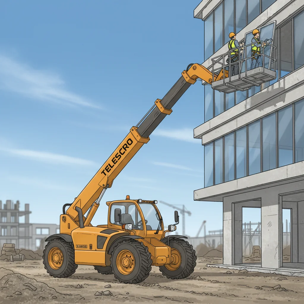 Quand une plate-forme télescopique est-elle adaptée ? – Schéma hydraulique d'un chariot télescopique Quand une plate-forme télescopique est-elle adaptée ?