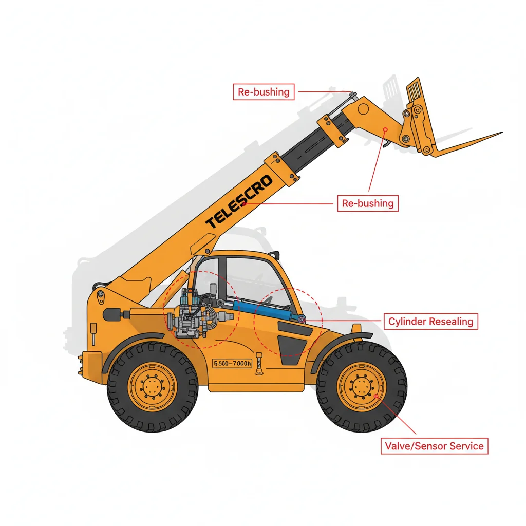 When Is Telehandler Precision Rebuild Worthwhile? – Telehandler Hydraulics Diagram When Is Telehandler Precision Rebuild Worthwhile?