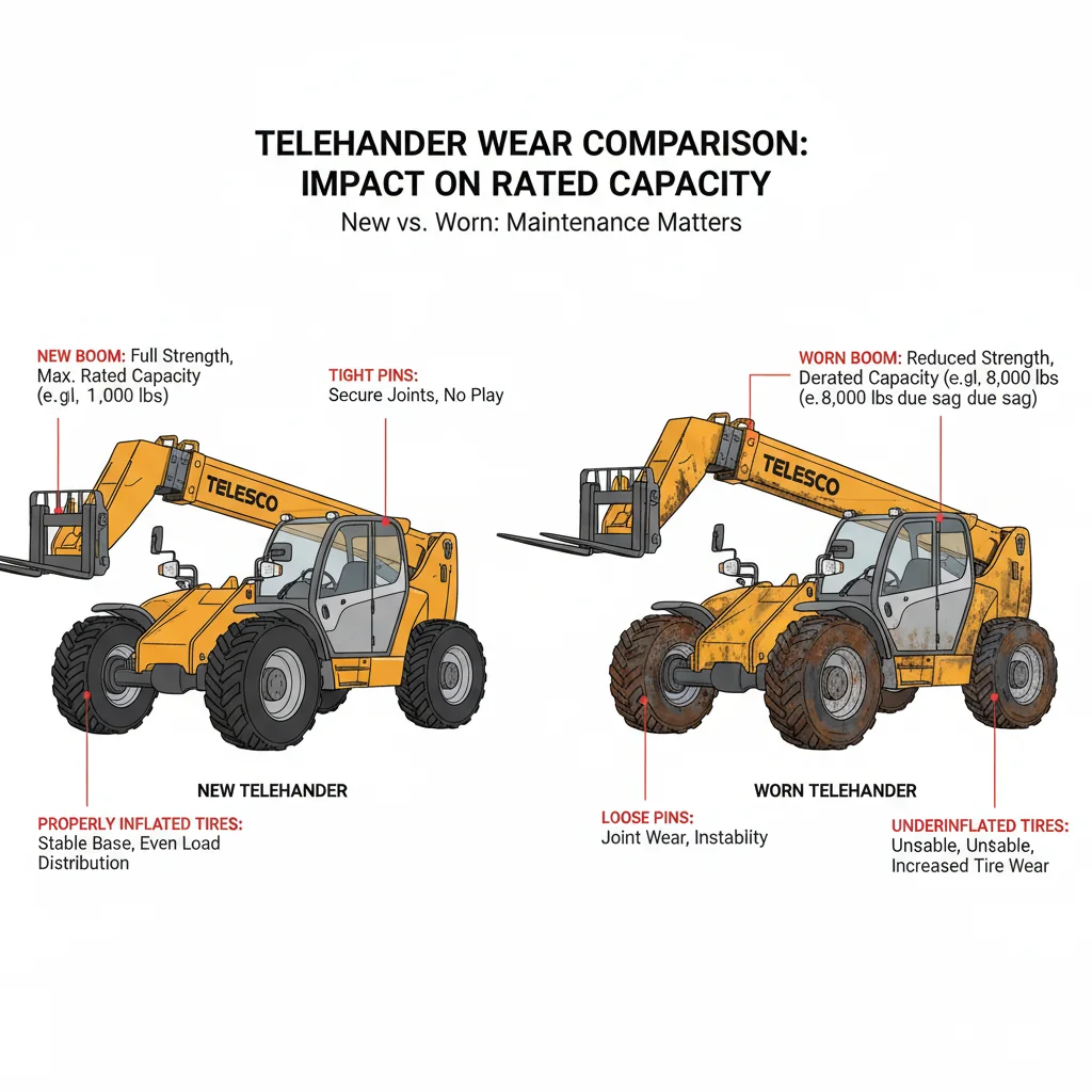 Wann ist die Nennkapazität eines Teleskopladers irreführend? – Hydraulikdiagramm für Teleskoplader Wann ist die Nennkapazität eines Teleskopladers irreführend?