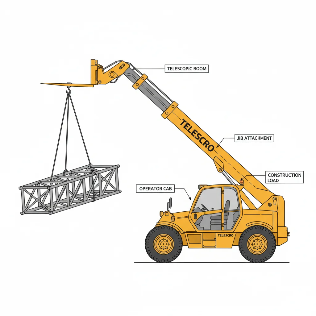 Quand un chariot télescopique doit-il utiliser une flèche ? – Schéma hydraulique d'un chariot télescopique Quand un chariot télescopique doit-il utiliser une flèche ?