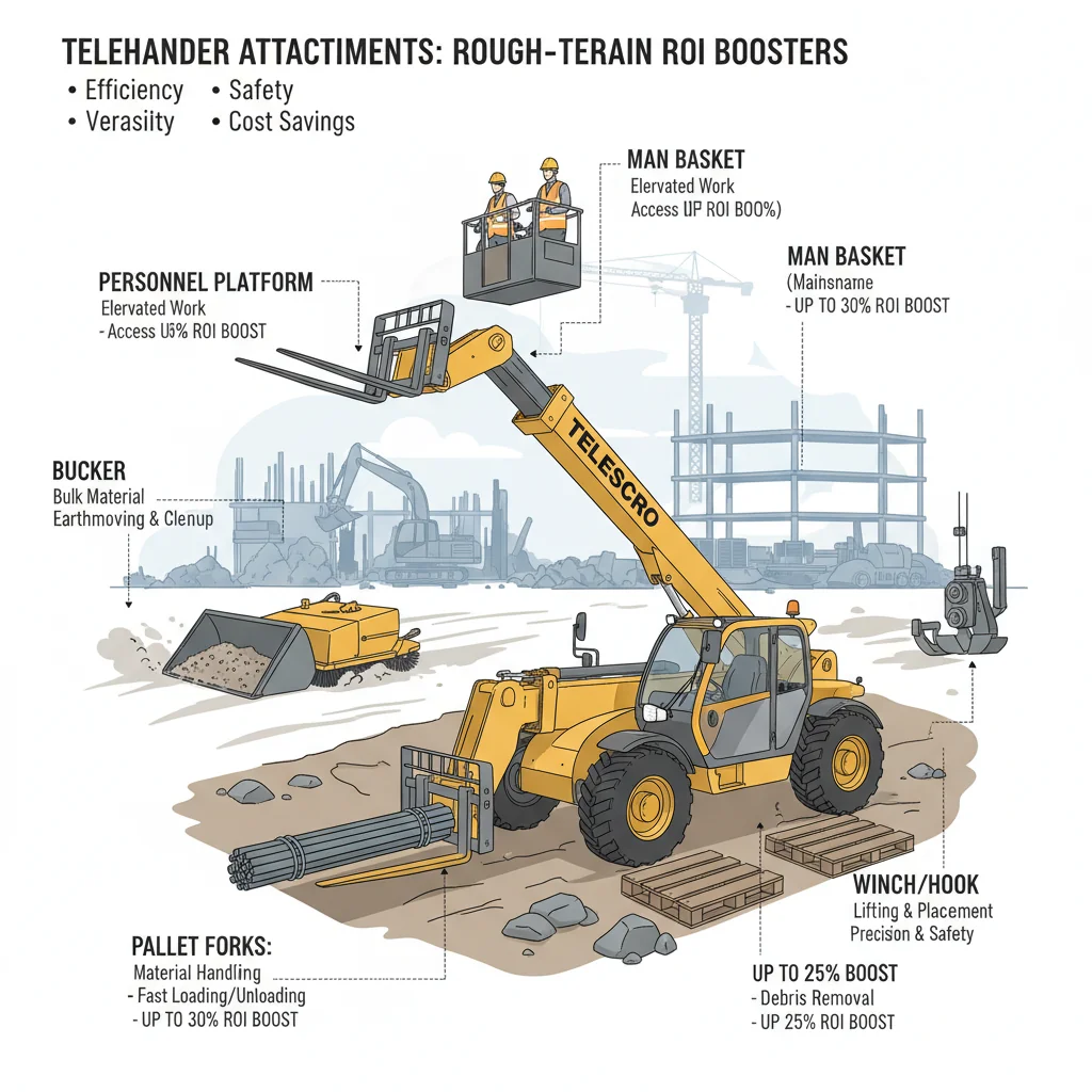 Which Telehandler Attachments Boost Rough-Terrain ROI? – Telehandler Hydraulics Diagram Which Telehandler Attachments Boost Rough-Terrain ROI?