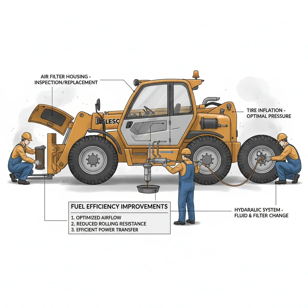 Quelle maintenance des chariots télescopiques permet de réduire la consommation de carburant ? – Schéma hydraulique des chariots télescopiques Quelle maintenance des chariots télescopiques permet de réduire la consommation de carburant ?