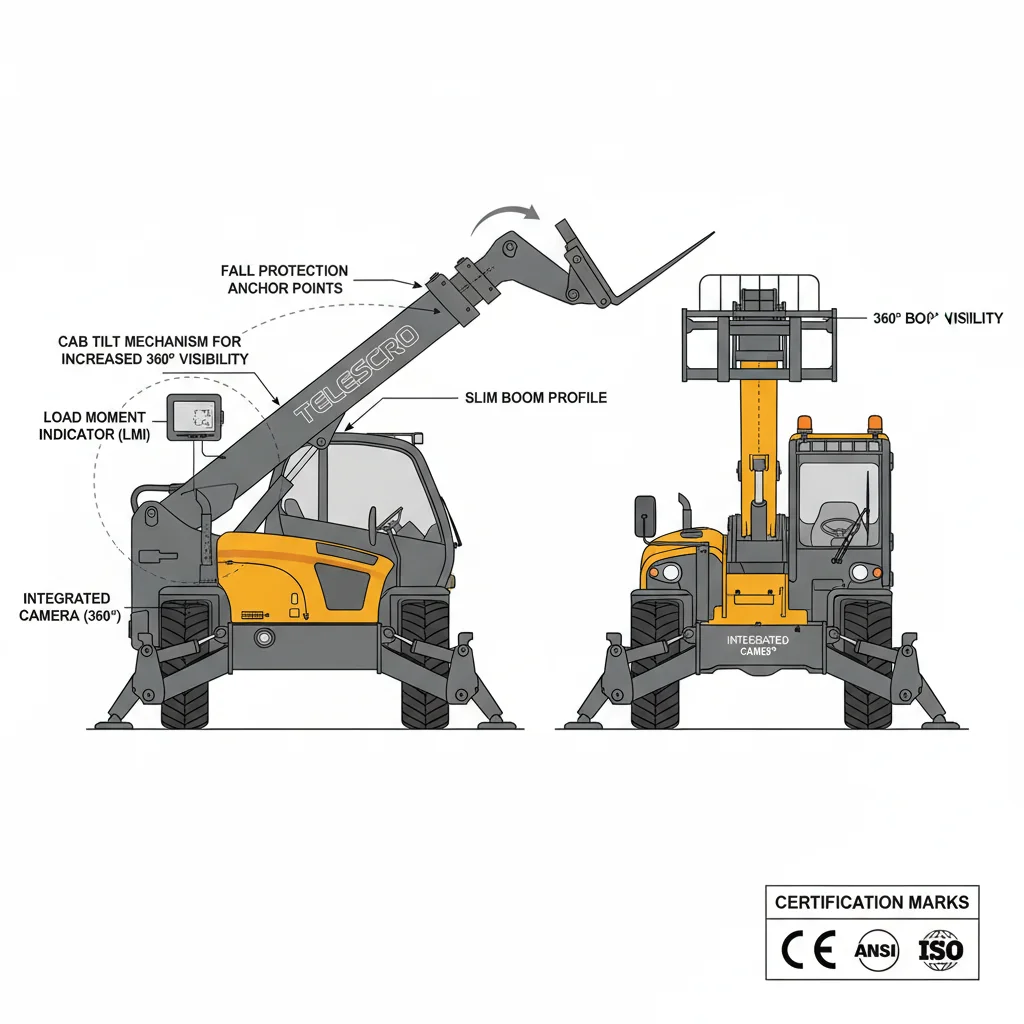 Quali sono le specifiche di sicurezza fondamentali per i sollevatori telescopici? – Schema idraulico dei sollevatori telescopici Quali sono le specifiche di sicurezza fondamentali per i sollevatori telescopici?