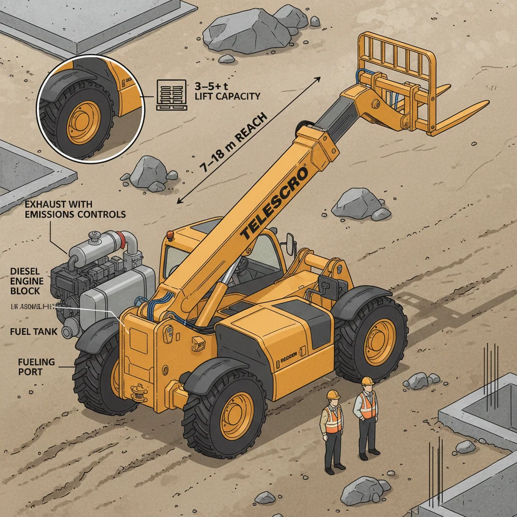 Pourquoi les chariots télescopiques diesel sont-ils si dominants ? – Schéma hydraulique d'un chariot télescopique Pourquoi les chariots télescopiques diesel sont-ils si dominants ?