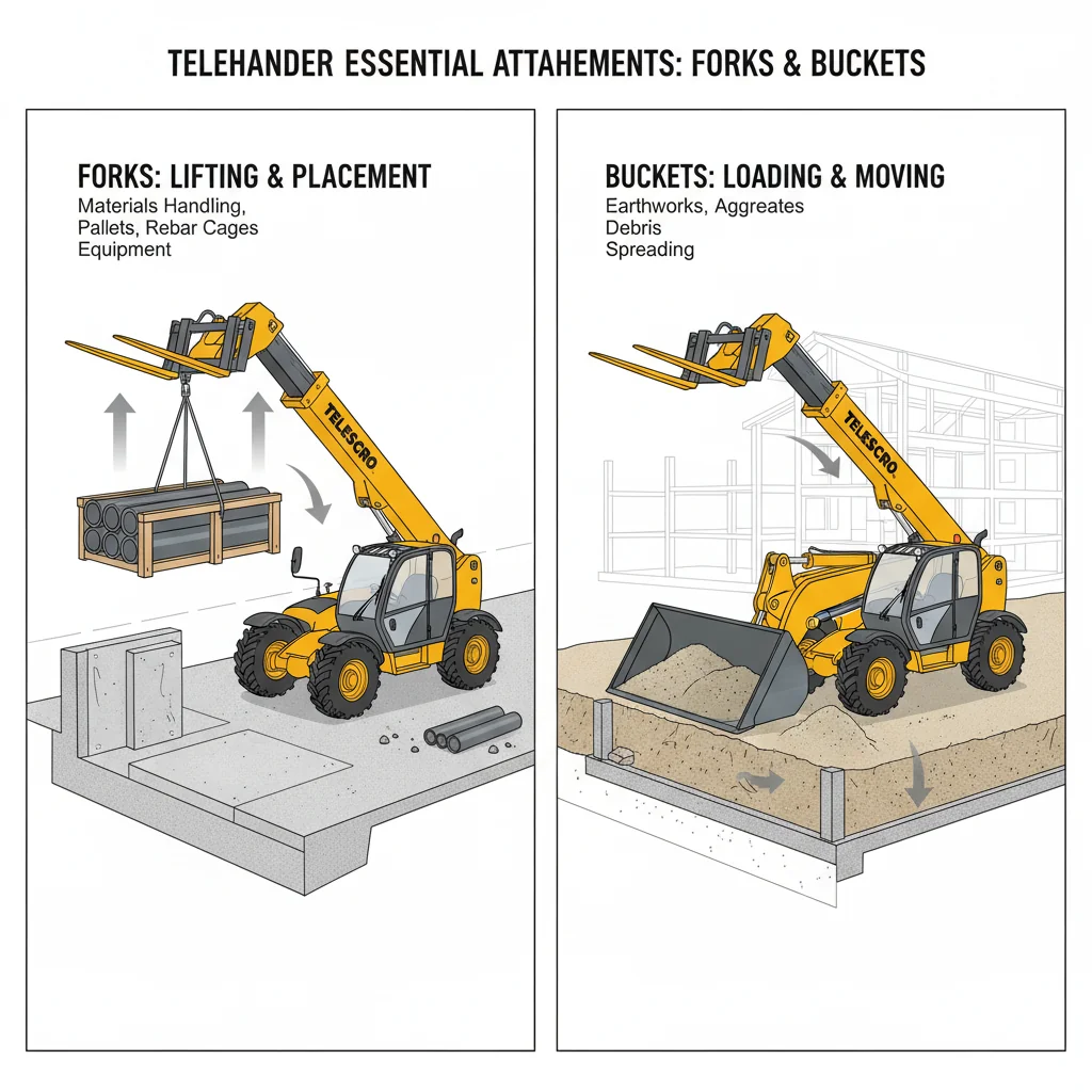 Why Are Forks and Buckets Essential Attachments? – Telehandler Hydraulics Diagram Why Are Forks and Buckets Essential Attachments?