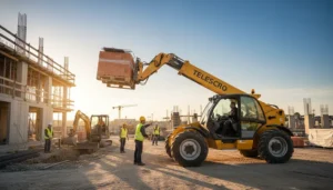 Schéma technique illustrant « Pourquoi les chariots télescopiques sont-ils importants dans la manutention ? Leçons pratiques pour les acheteurs dans le domaine des systèmes hydrauliques des chariots télescopiques ».