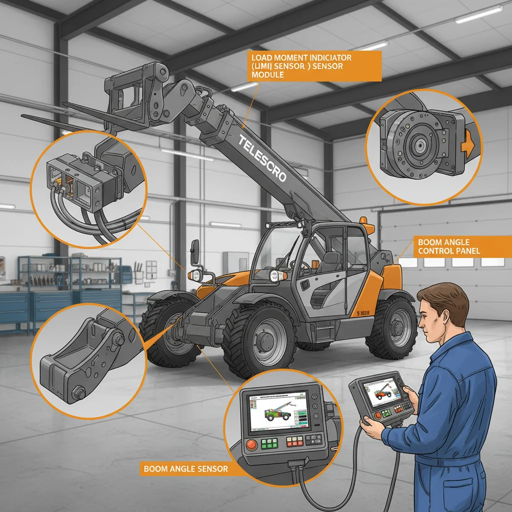 Pourquoi calibrer régulièrement les systèmes de sécurité des chariots télescopiques ? – Schéma hydraulique d'un chariot télescopique Pourquoi calibrer régulièrement les systèmes de sécurité des chariots télescopiques ?