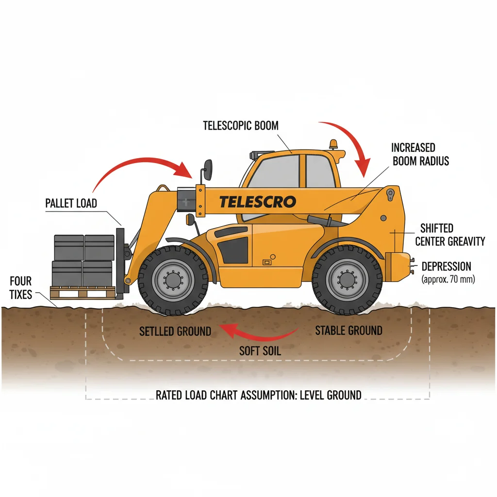 Why Can Rated Telehandler Lifts Overturn? – Telehandler Hydraulics Diagram Why Can Rated Telehandler Lifts Overturn?