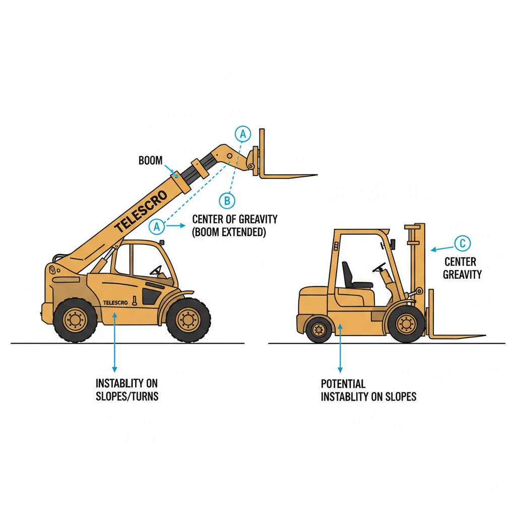 Pourquoi les chariots télescopiques ne peuvent-ils pas être conduits comme des chariots élévateurs ? – Schéma hydraulique d'un chariot télescopique Pourquoi les chariots télescopiques ne peuvent-ils pas être conduits comme des chariots élévateurs ?