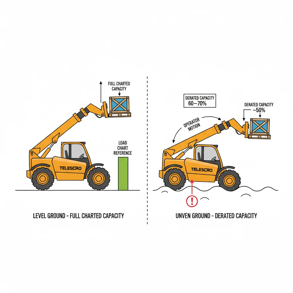 Why Derate Telehandler Load Charts for Motion? – Telehandler Hydraulics Diagram Why Derate Telehandler Load Charts for Motion?
