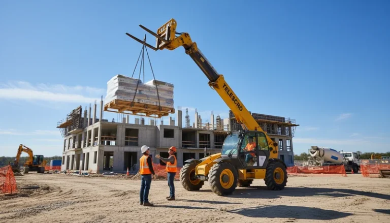 Schéma technique illustrant Pourquoi les spécifications des chariots télescopiques supposent-elles un sol plat ? Ce que les acheteurs négligent dans les systèmes hydrauliques des chariots télescopiques