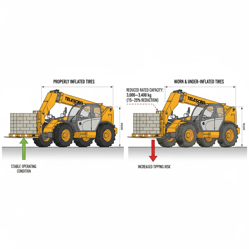 Why Do Telehandler Tires Affect Capacity? – Telehandler Hydraulics Diagram Why Do Telehandler Tires Affect Capacity?
