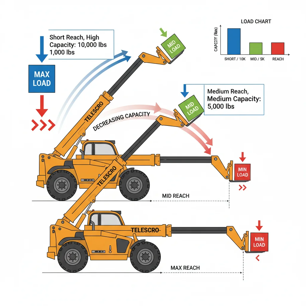 Why Does Capacity Drop as Boom Extends? – Telehandler Hydraulics Diagram Why Does Capacity Drop as Boom Extends?