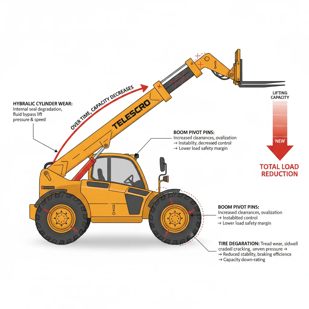 Why Does Telehandler Capacity Decline? – Telehandler Hydraulics Diagram Why Does Telehandler Capacity Decline?