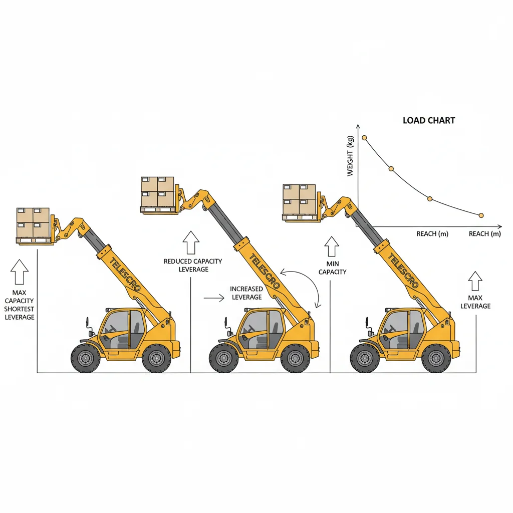 Why Does Telehandler Capacity Drop When Extended? – Telehandler Hydraulics Diagram Why Does Telehandler Capacity Drop When Extended?