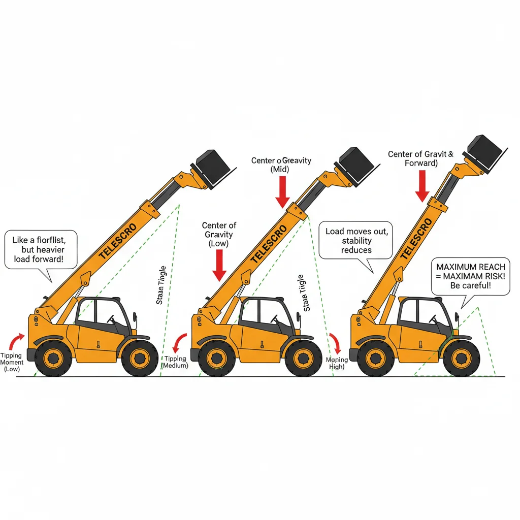 텔리핸들러의 작업 반경이 늘어날수록 적재 용량이 감소하는 이유는 무엇인가? – 텔리핸들러 유압 시스템 도면 왜 텔레핸들러의 적재 용량은 리치(도달 거리)가 증가할수록 감소하는가?