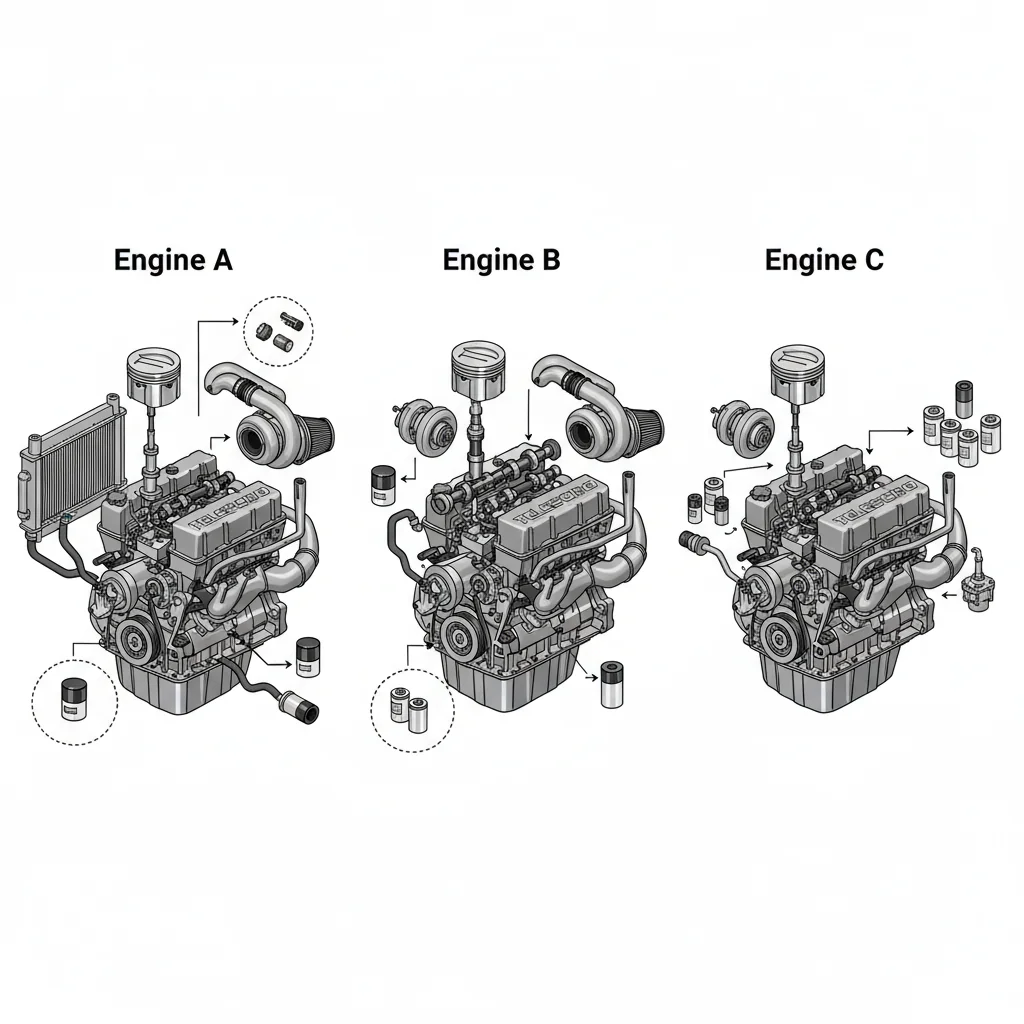 Pourquoi la marque du moteur d'un chariot télescopique est-elle importante ? – Schéma hydraulique d'un chariot télescopique Pourquoi la marque du moteur d'un chariot télescopique est-elle importante ?