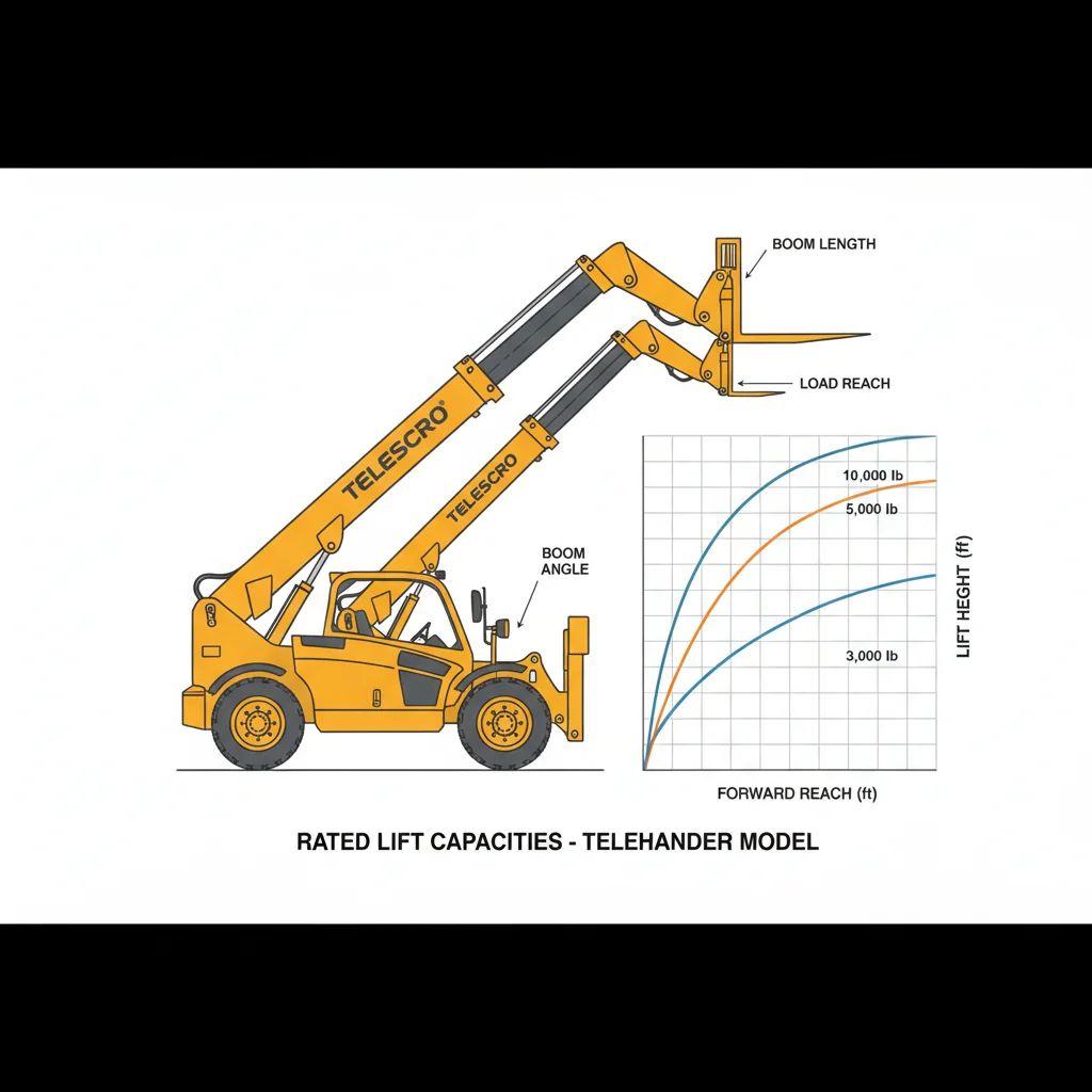 Por que estudar a tabela de carga do manipulador telescópico? – Diagrama hidráulico do manipulador telescópico Por que estudar a tabela de carga do manipulador telescópico?