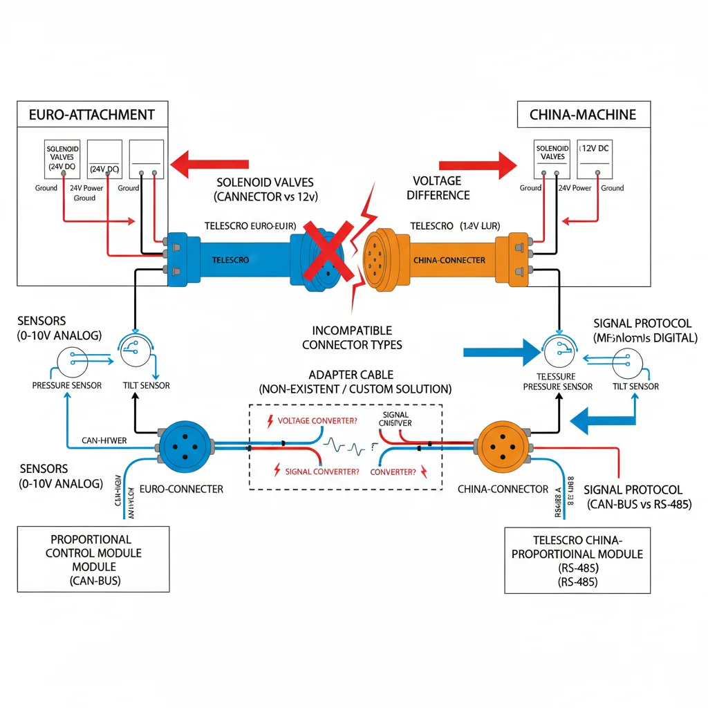 유럽식 전기 부속품이 정상적으로 작동할까요? – 텔레핸들러 유압 다이어그램 유럽식 전기 부속품이 제대로 작동할까요?