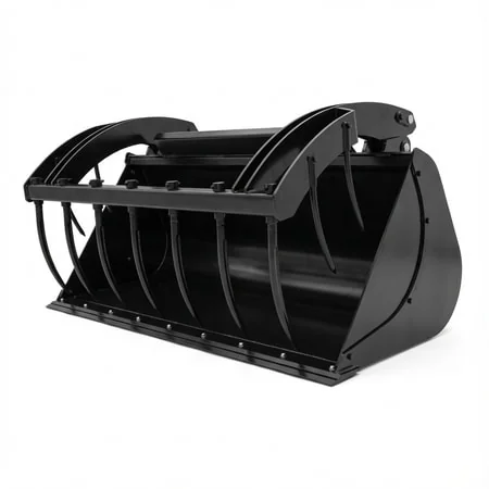 Agricultural grapple bucket