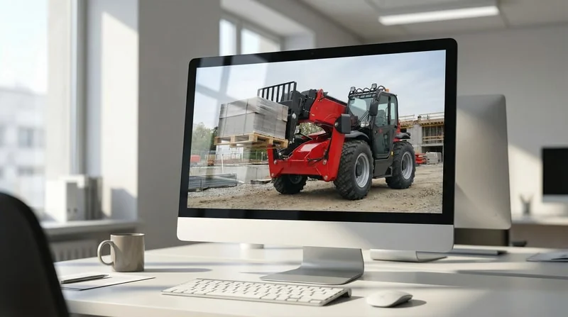 Getting telehandler back to work on site