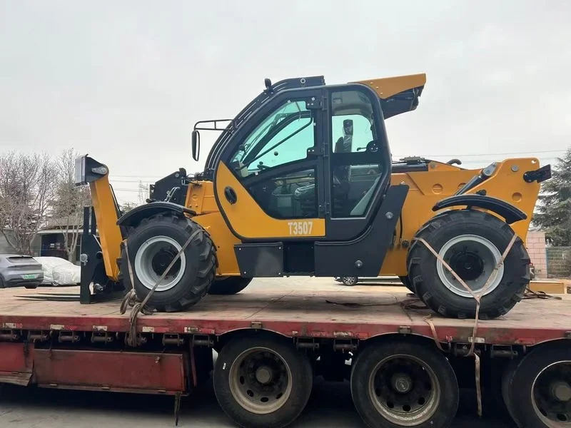 Telehandler waiting for shipment