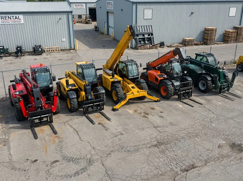 Standardized telehandler fleet ready for deployment