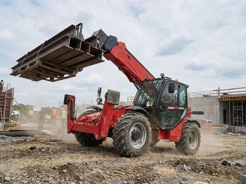 Telehandler delivering consistent performance on site