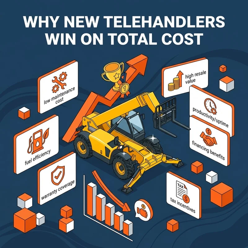 Why New Telehandlers Win on Total Cost — Not Just Upfront Price