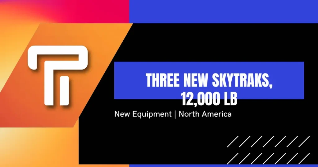 JLG Rounds Out SkyTrak Line With Three Redesigned Models